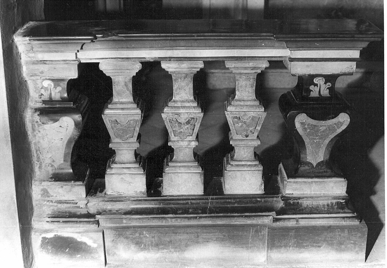 balaustrata - bottega lombarda (sec. XVIII)