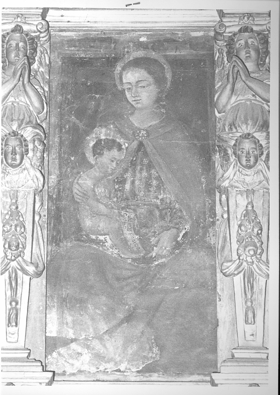 Madonna col Bambino, Madonna con Bambino (dipinto) di de Agaido Jeronimo (attribuito) (sec. XIV)