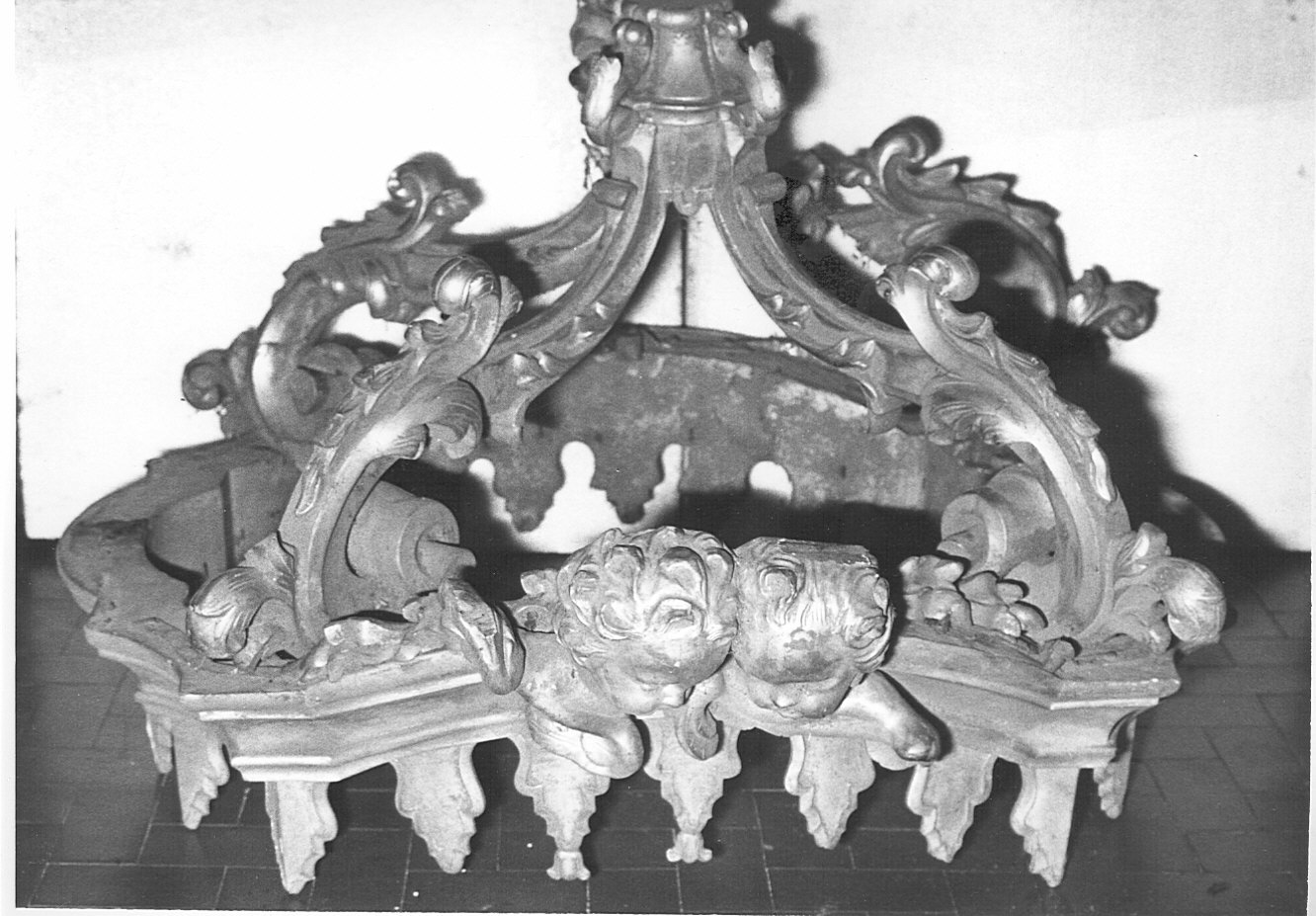 tronetto per esposizione eucaristica - bottega lombarda (metà sec. XVIII)