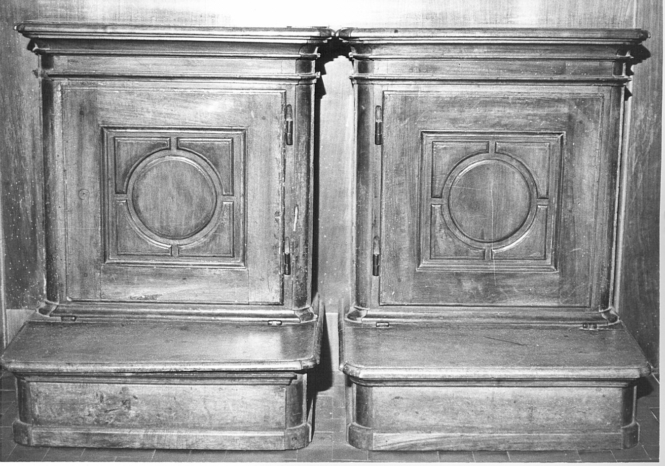 inginocchiatoio, coppia - bottega lombarda (seconda metà sec. XIX)