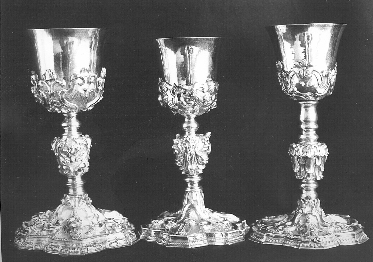 calice, serie - bottega lombarda (sec. XVII)