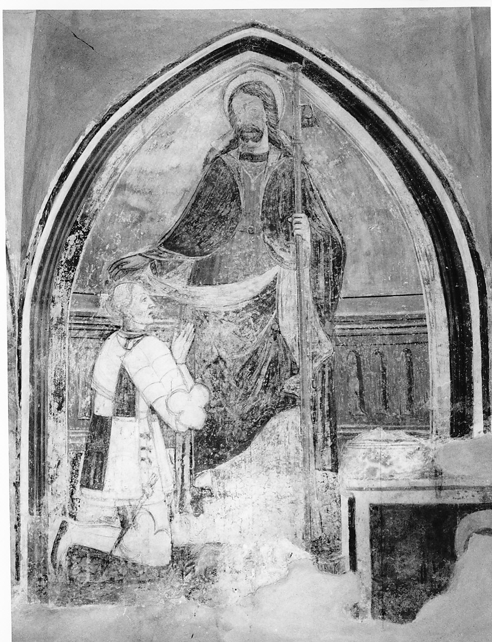 San Giacomo (dipinto murale, opera isolata) - ambito lombardo (seconda metà sec. XV)