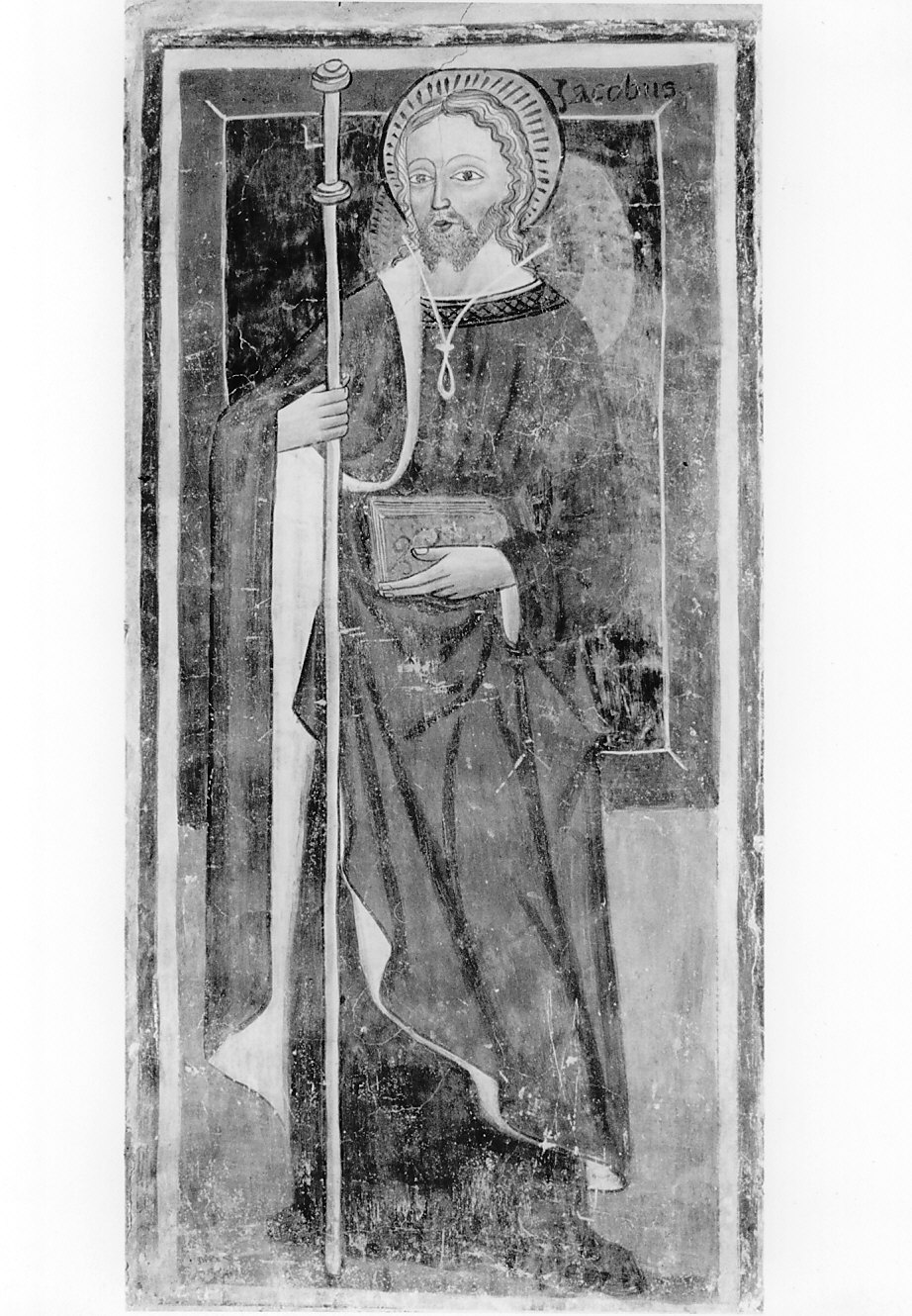 San Giacomo (dipinto murale, opera isolata) - ambito lombardo (seconda metà sec. XV)