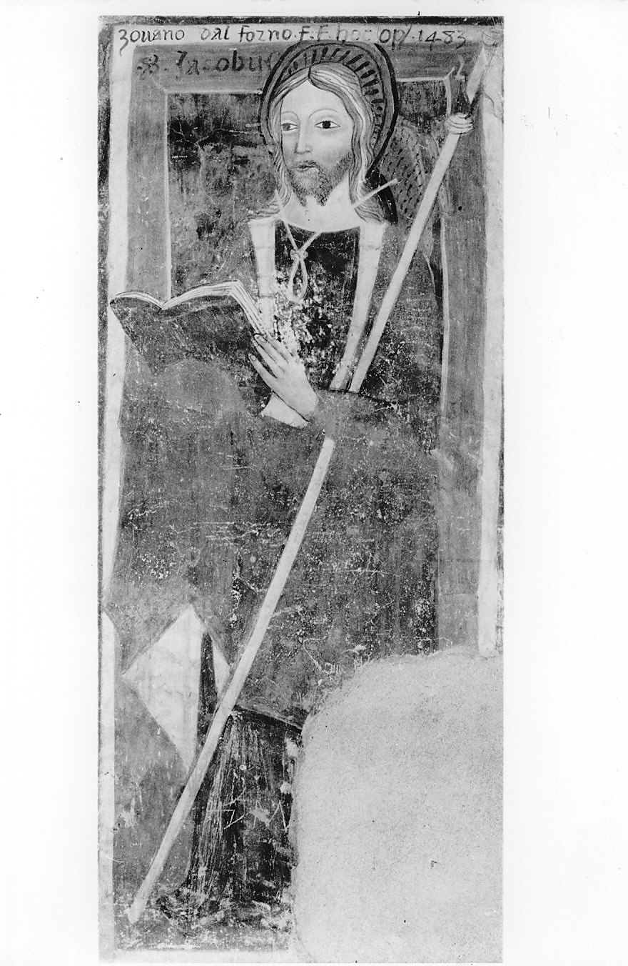 San Giacomo (dipinto murale, opera isolata) - ambito lombardo (sec. XV)