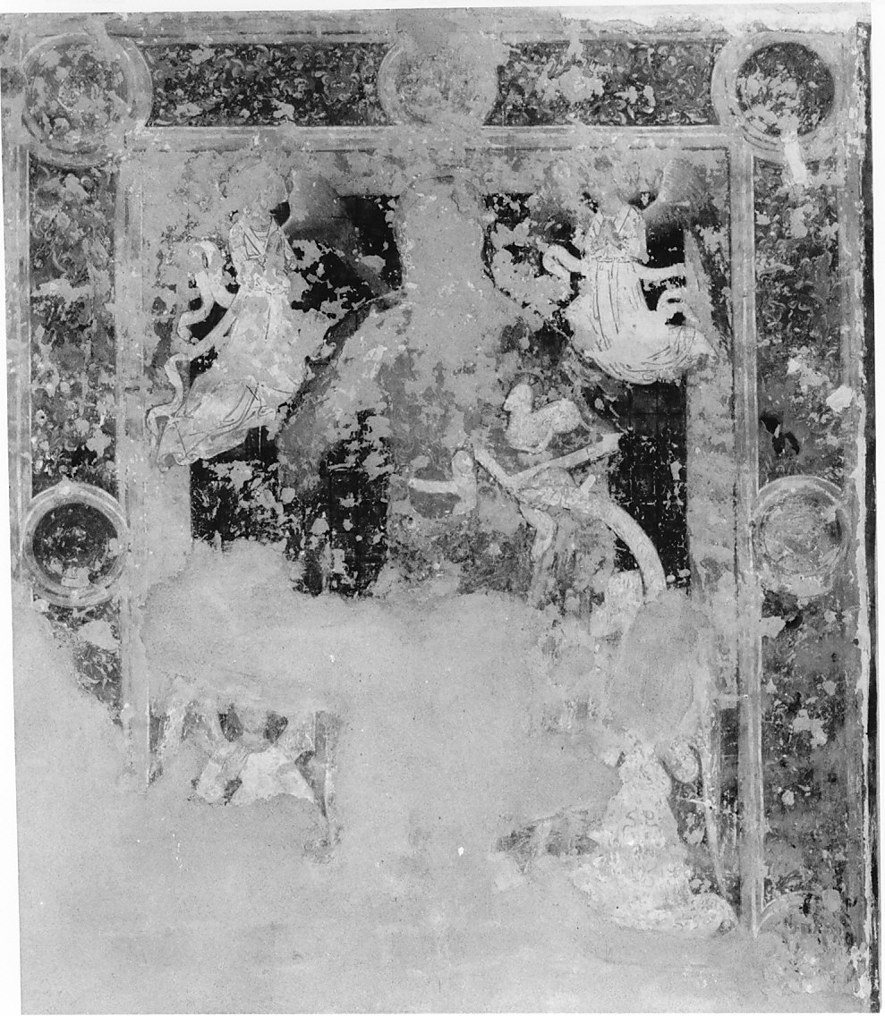 San Giovanni Battista (dipinto murale, opera isolata) - ambito lombardo (seconda metà sec. XV)