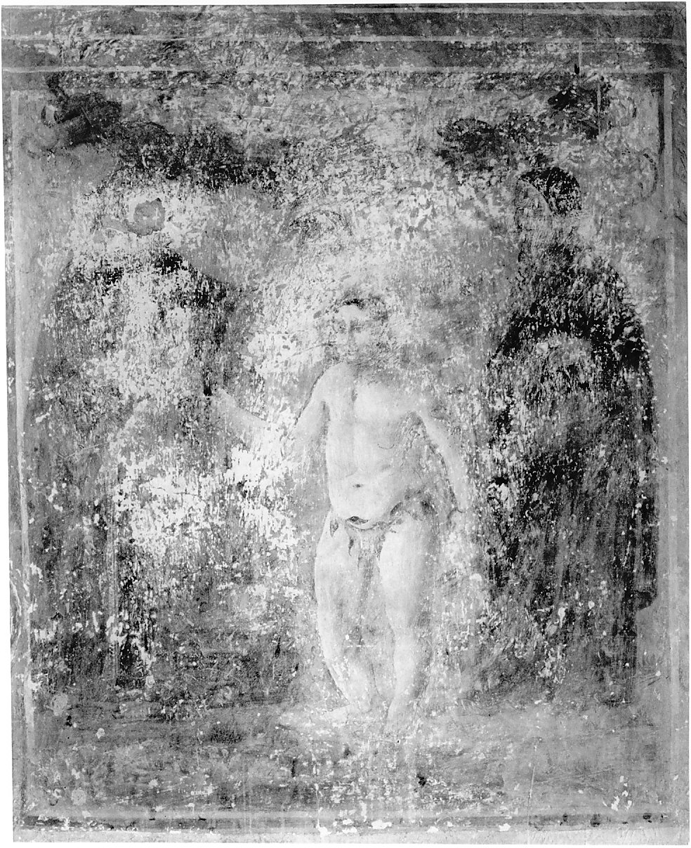 Santi (dipinto murale, opera isolata) - ambito lombardo (seconda metà sec. XV)