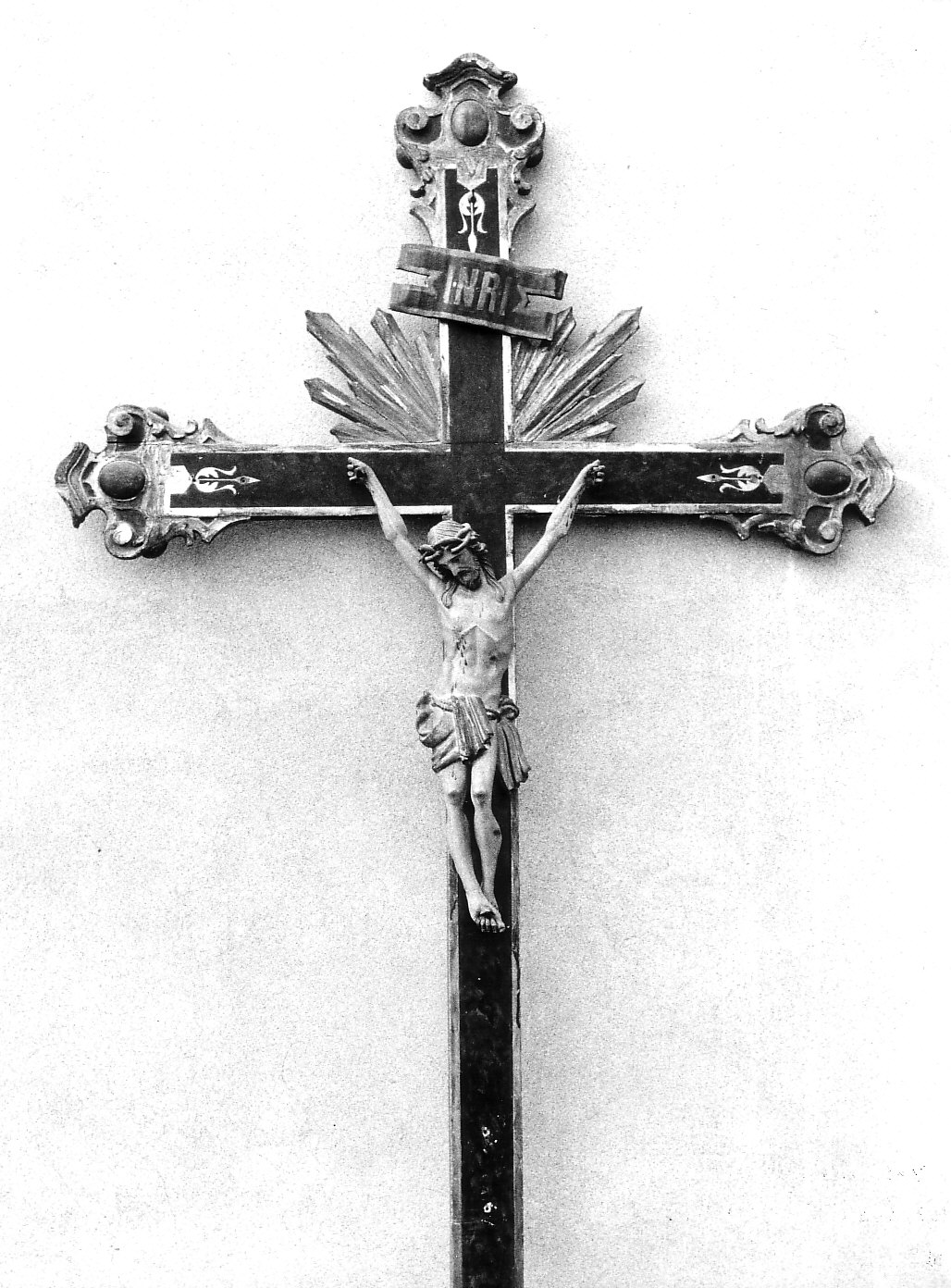 crocifisso, opera isolata - bottega pavese (secc. XVIII/ XIX)
