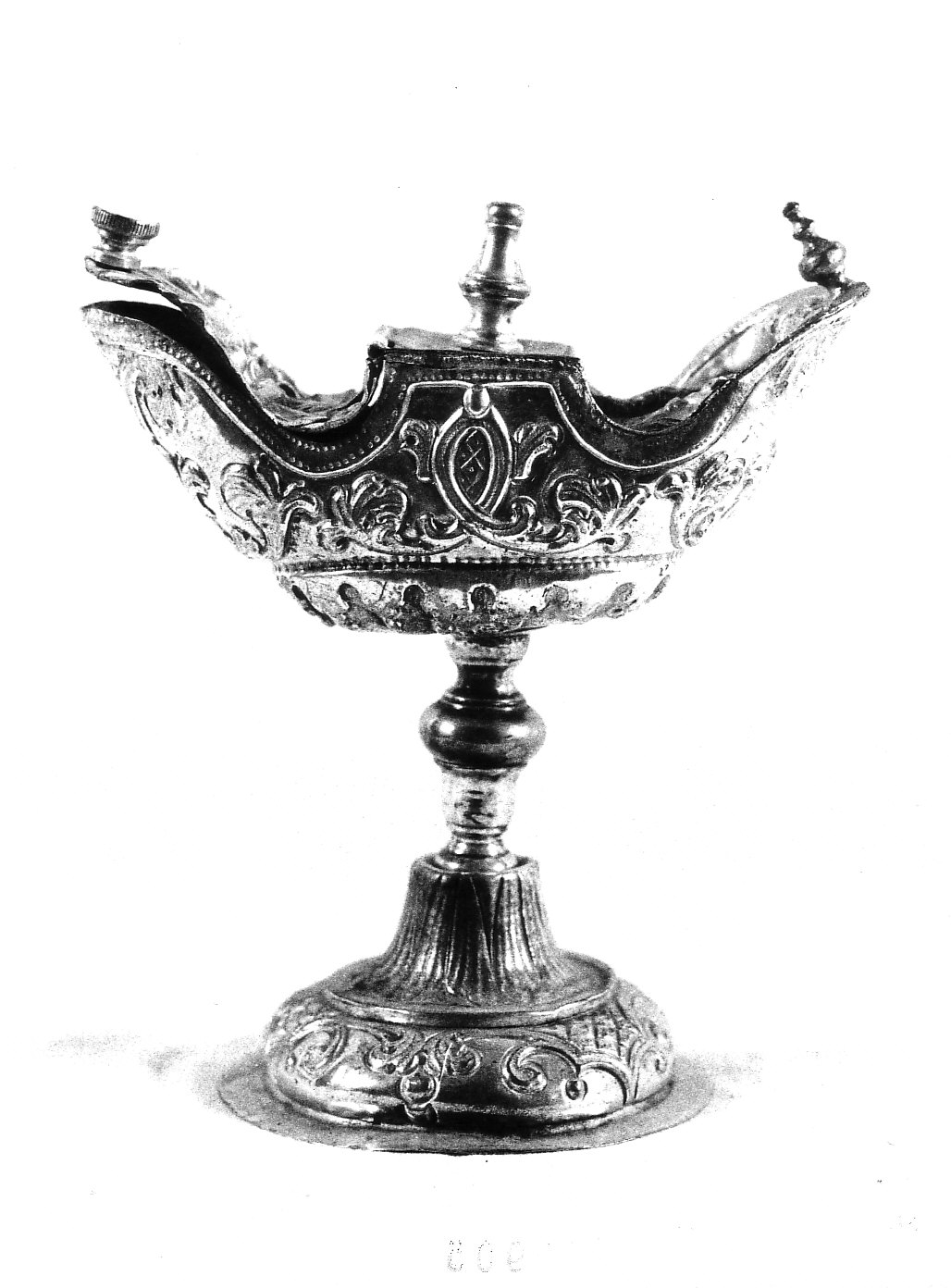 navicella portaincenso, opera isolata - bottega lombarda (sec. XVIII)