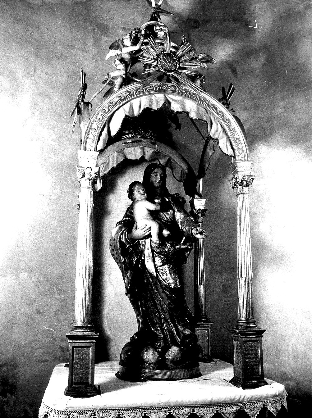 baldacchino, opera isolata - bottega lombarda (sec. XIX)