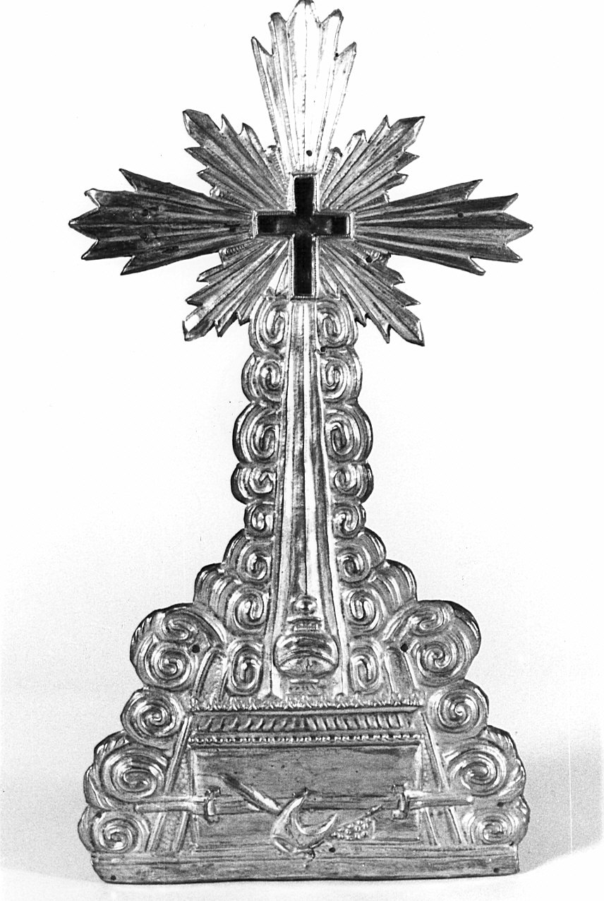 Reliquiario della SS. Croce (stauroteca) - bottega lombarda (seconda metà sec. XVIII)