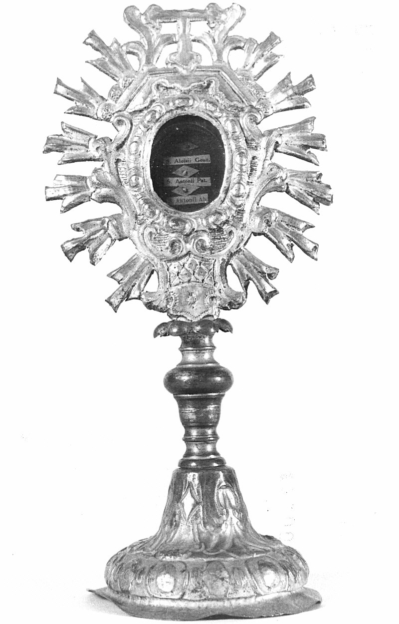 Reliquiario di S. Anna (reliquiario - a ostensorio) - bottega lombarda (sec. XVIII)