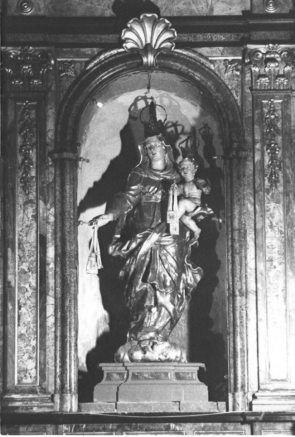Madonna del Carmelo (statua, opera isolata) - ambito lombardo (sec. XVIII)