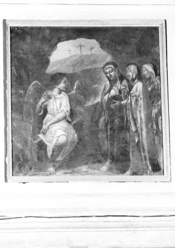 pie donne al sepolcro (dipinto, opera isolata) - ambito lombardo (sec. XIX)