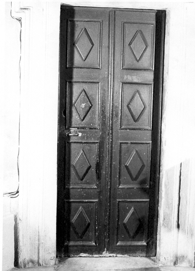 porta - a due battenti, coppia - ambito lombardo (sec. XIX)