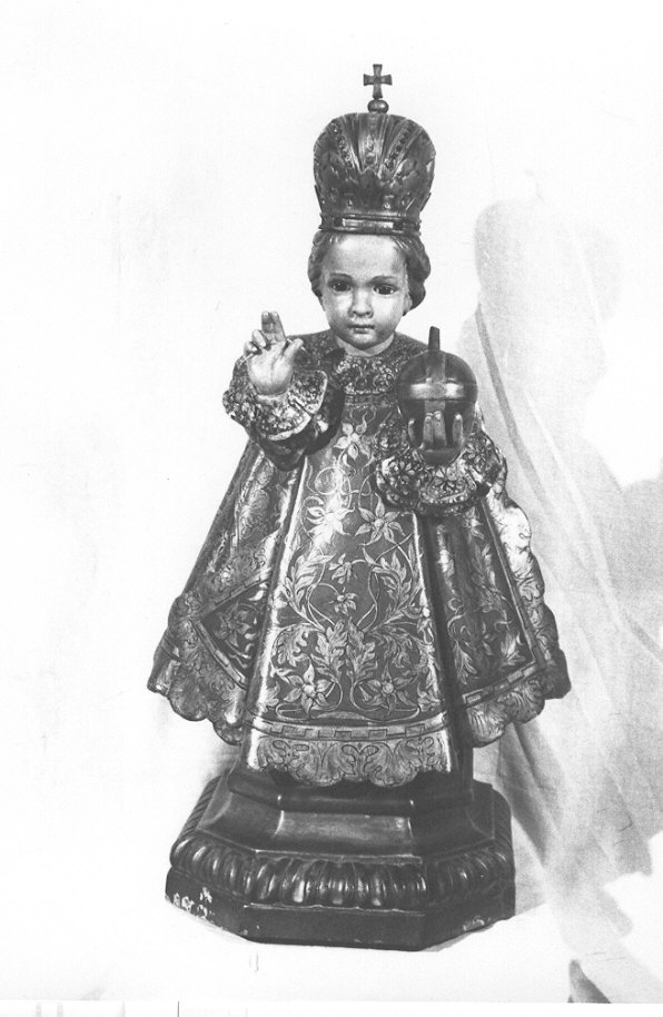 Gesù Bambino di Praga (statuetta, opera isolata) - ambito lombardo (sec. XIX)