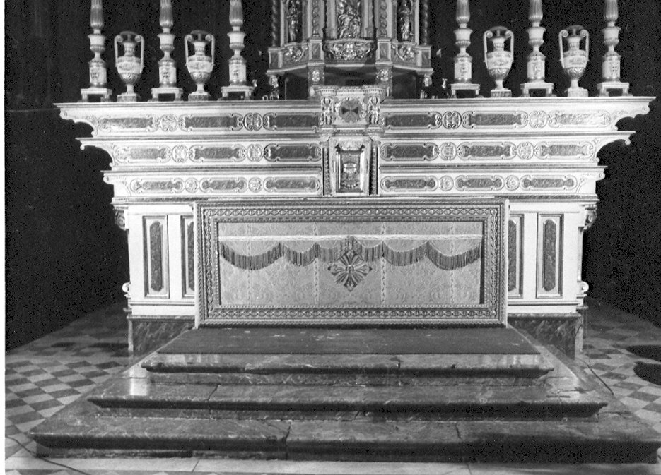 altare maggiore, opera isolata - ambito lombardo (prima metà sec. XIX)