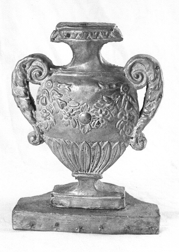 vaso d'altare per composizione floreale, serie - ambito lombardo (sec. XIX)