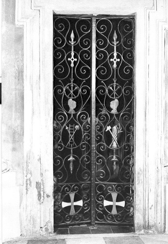 cancellata di cappella, opera isolata - ambito Italia settentrionale (sec. XVIII)