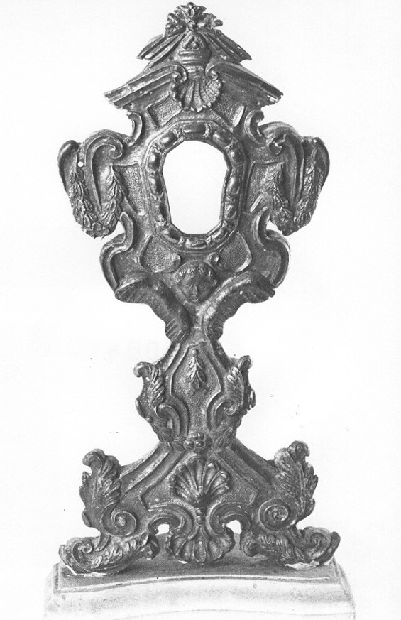 reliquiario - a ostensorio, opera isolata - ambito Italia settentrionale (secc. XVIII/ XIX)