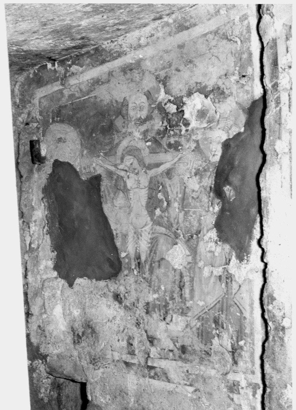 Trinità (dipinto murale) - ambito lombardo (sec. XIV)