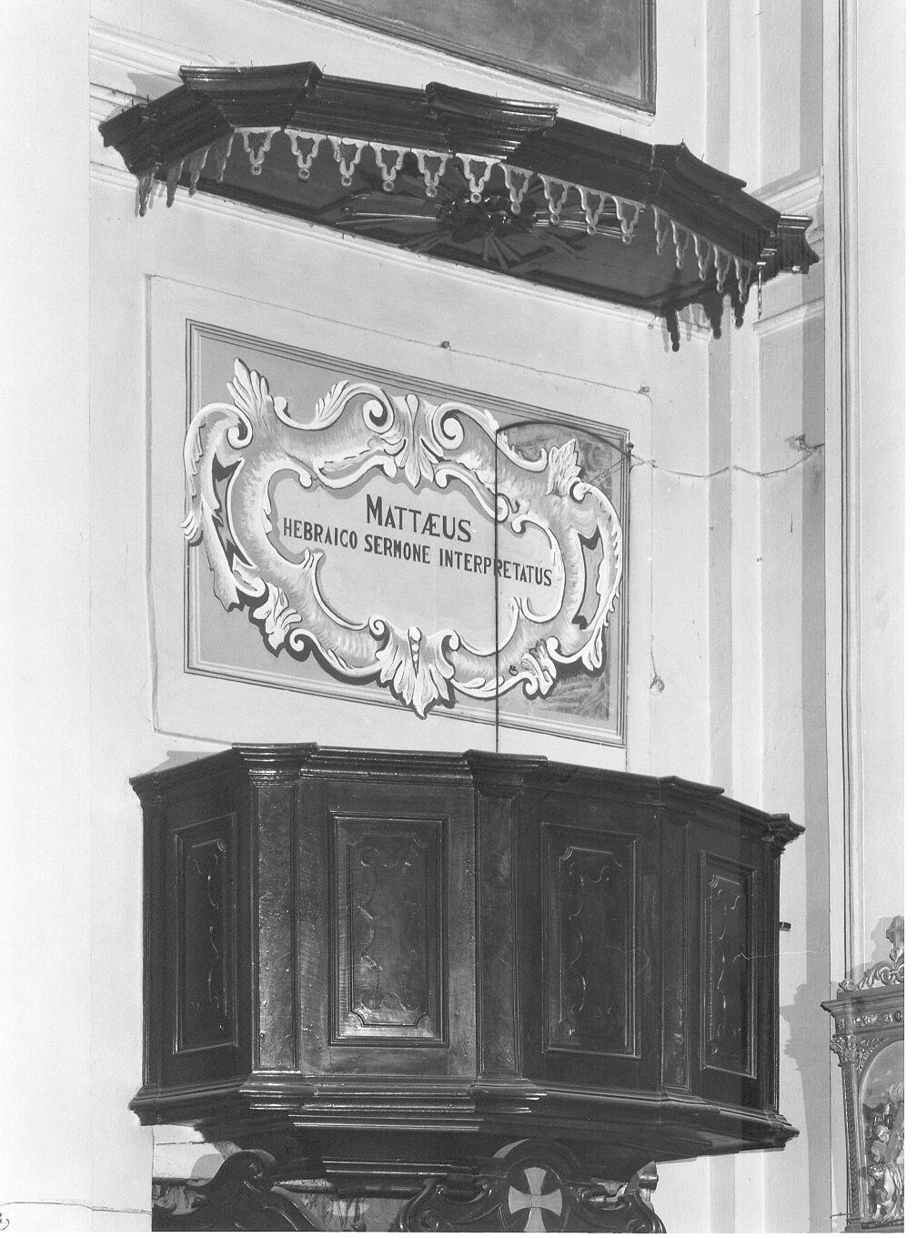 pulpito, opera isolata - bottega lombarda (sec. XVIII)