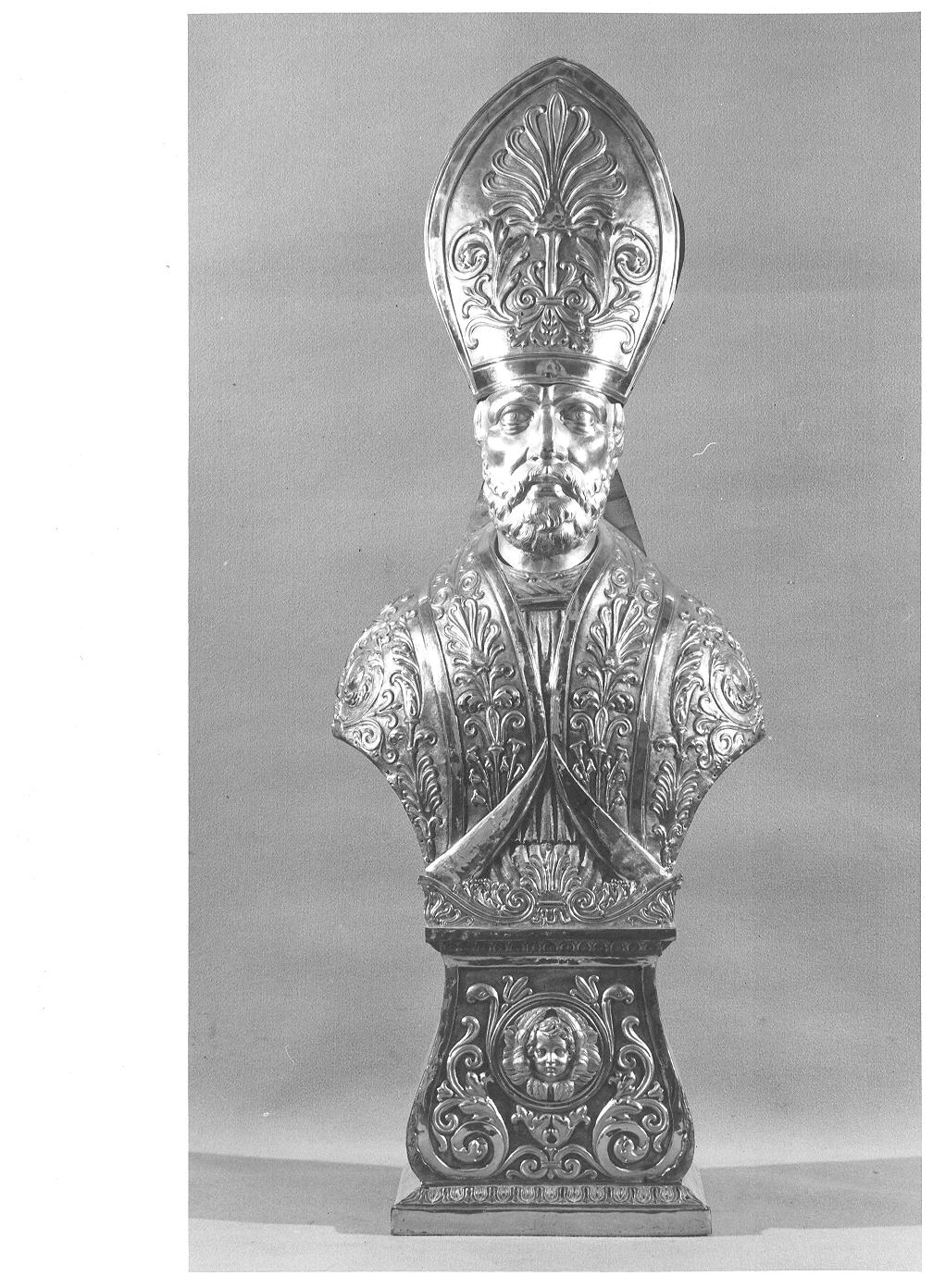 San Bernardo (reliquiario - a busto) - bottega lombarda (sec. XIX)