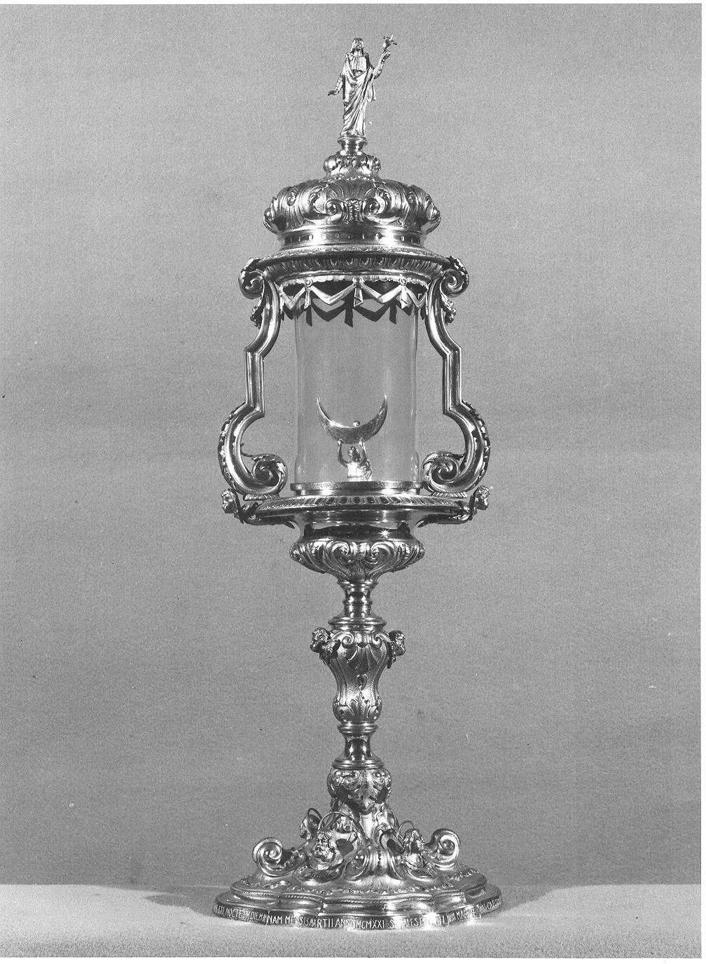 ostensorio, opera isolata - bottega lombarda (sec. XX)