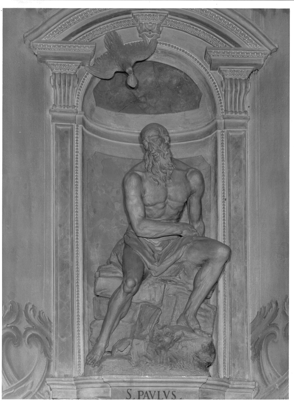 San Paolo (statua, opera isolata) di Silva Francesco il Vecchio (prima metà sec. XVII)
