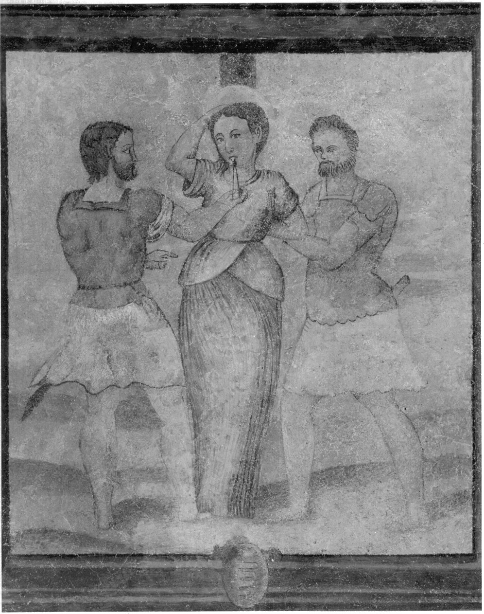 martirio di Sant'Apollonia (dipinto, opera isolata) - bottega lombarda (seconda metà sec. XVI)