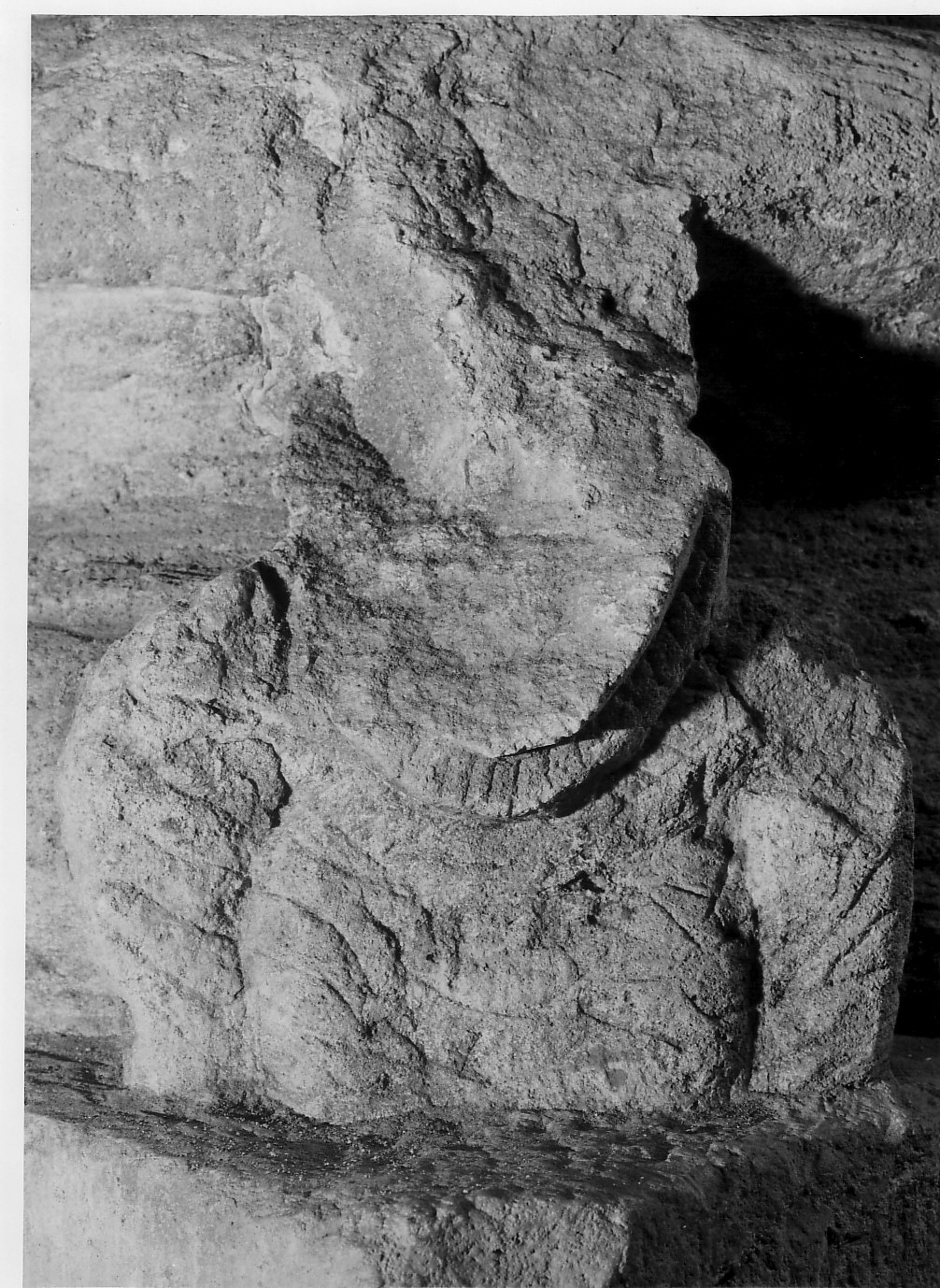 busto di uomo (scultura, opera isolata) - bottega lombarda (fine/inizio secc. XI/ XII)