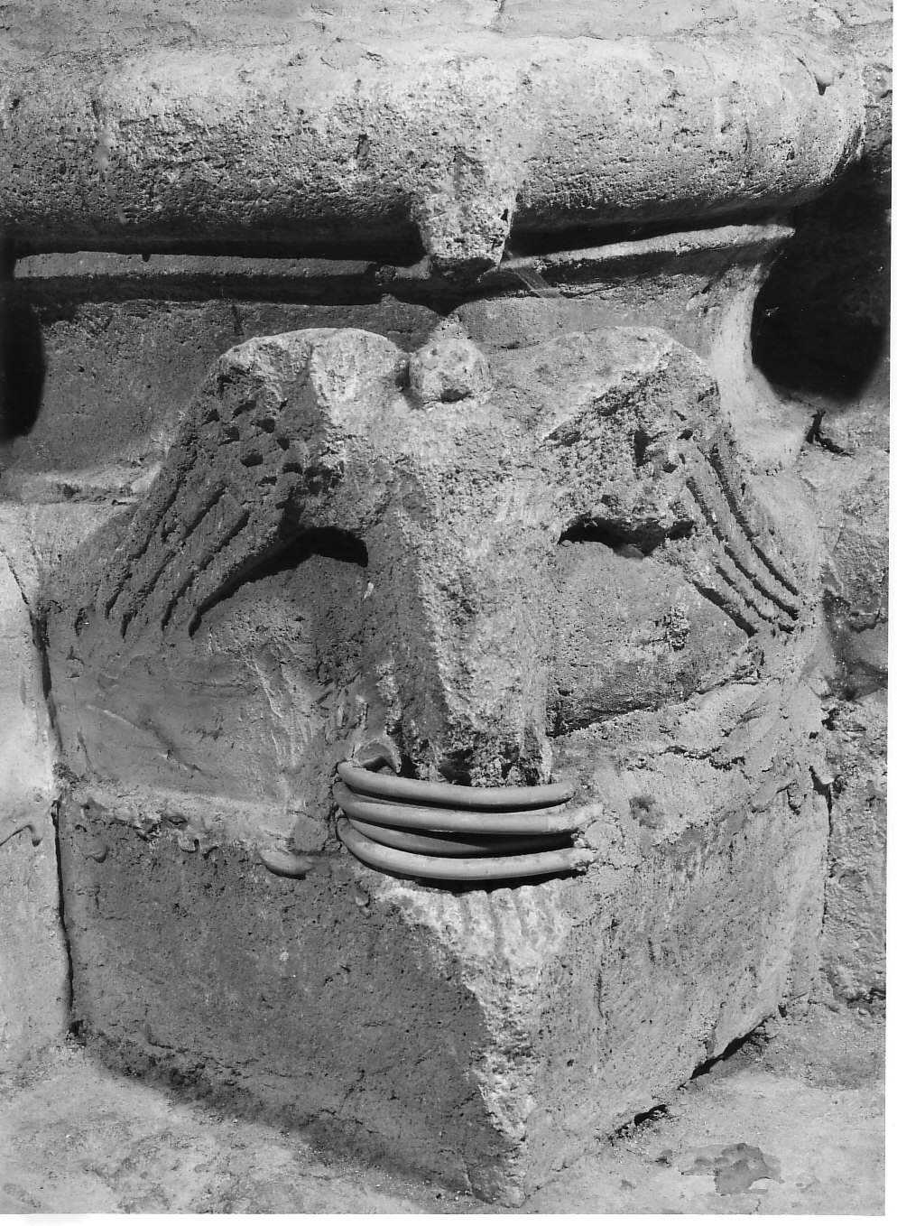 aquila (scultura, opera isolata) - bottega lombarda (fine/inizio secc. XI/ XII)