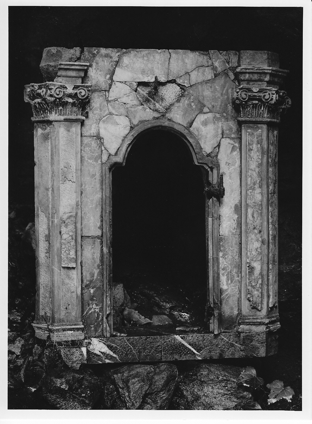 mostra di tabernacolo, opera isolata - bottega valtellinese (sec. XVIII)