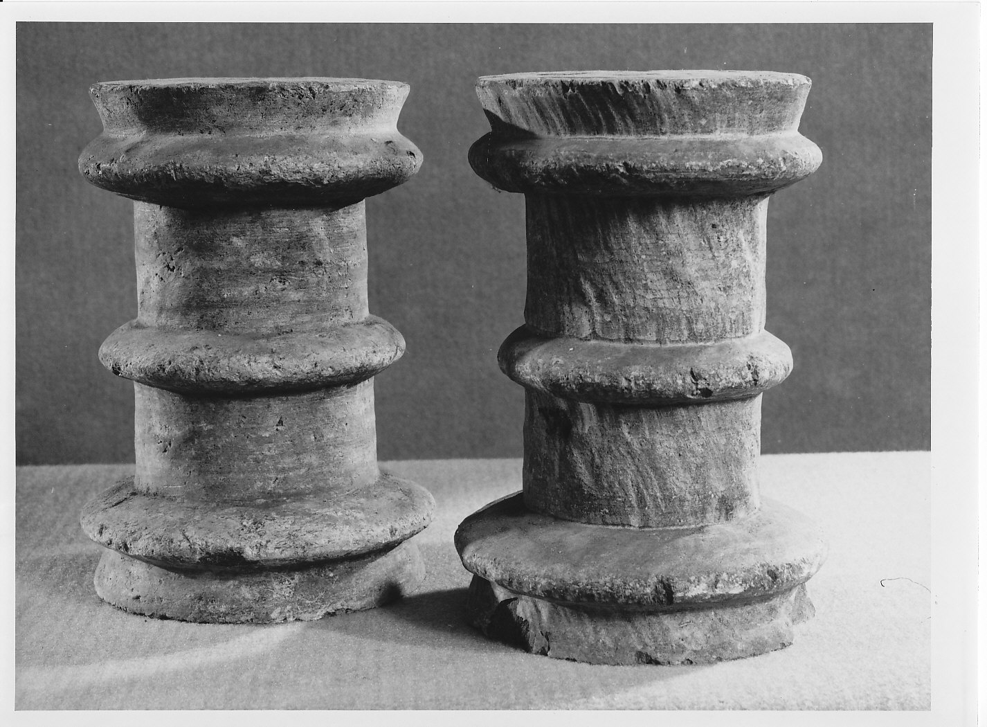 cilindro, coppia - bottega valtellinese (secc. XVI/ XVIII)