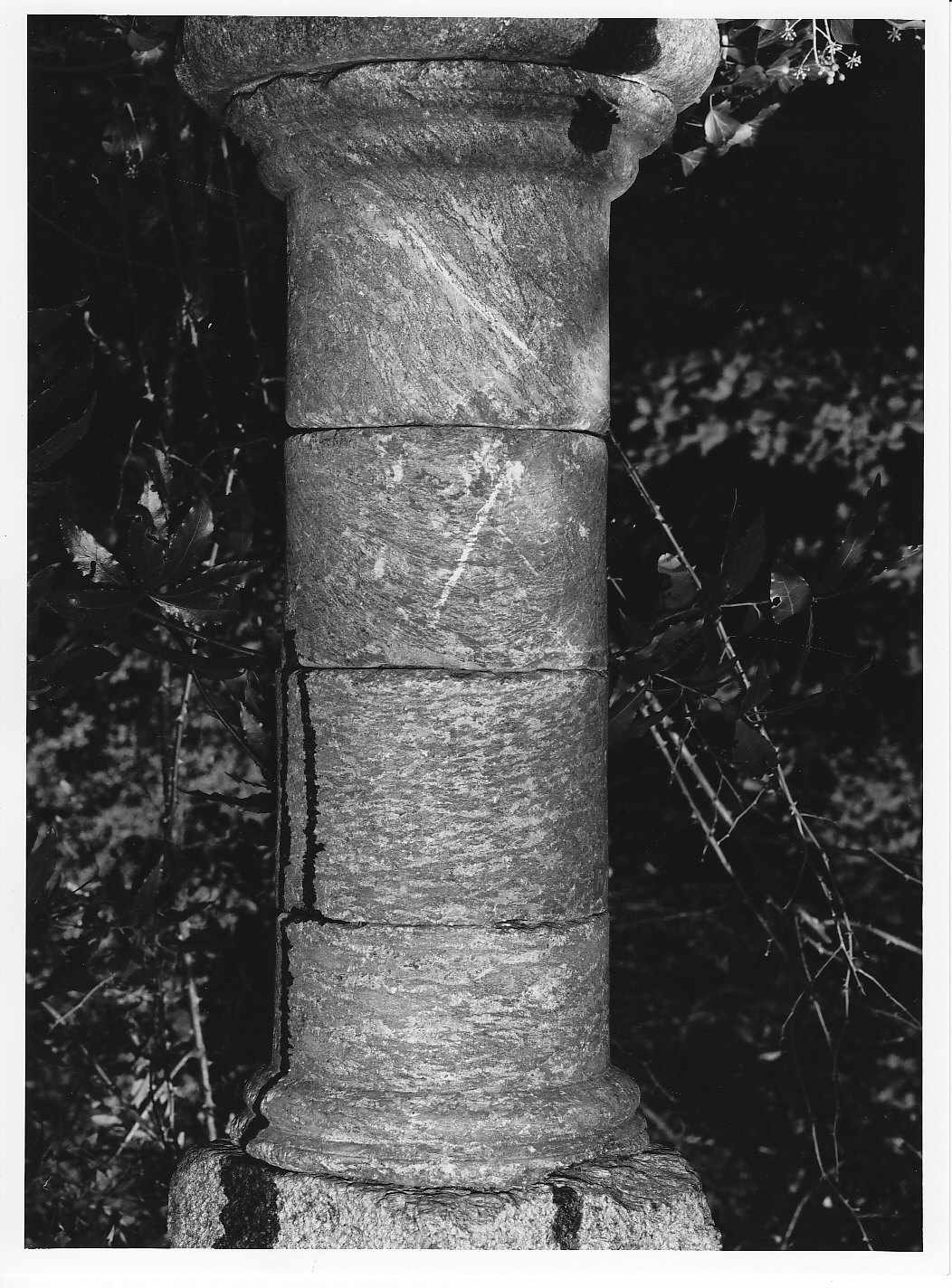 colonna, opera isolata - bottega valtellinese (secc. XVI/ XVIII)