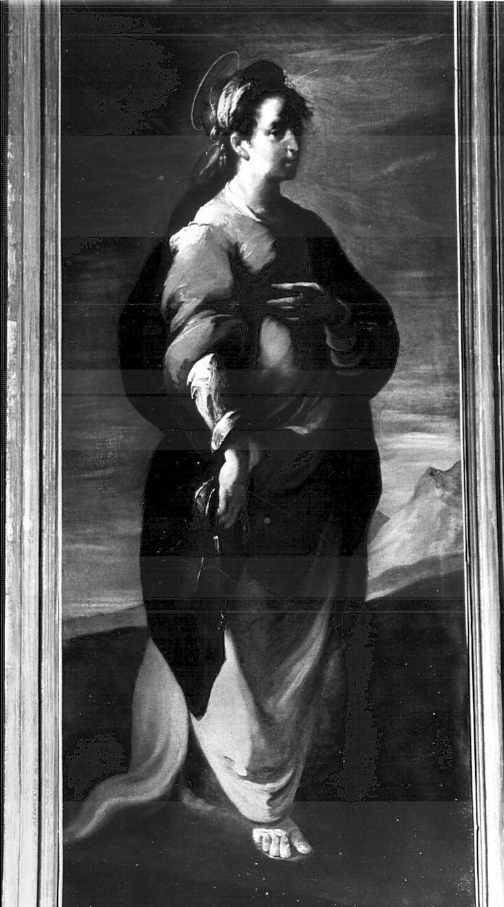 vergine (dipinto) di Strozzi Bernardo (attribuito) (sec. XVII)