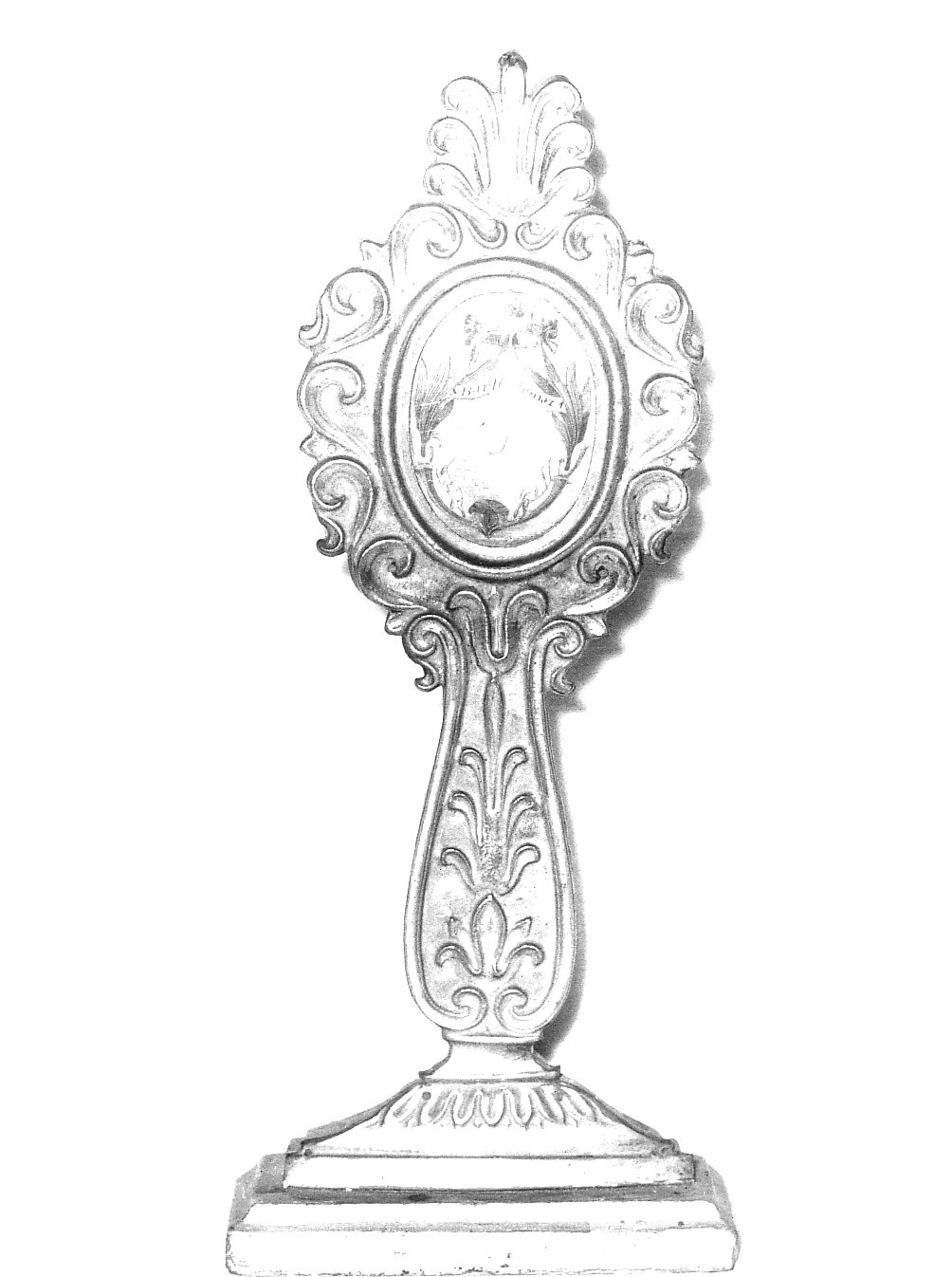 reliquiario - a ostensorio, serie - bottega lombarda (sec. XIX)