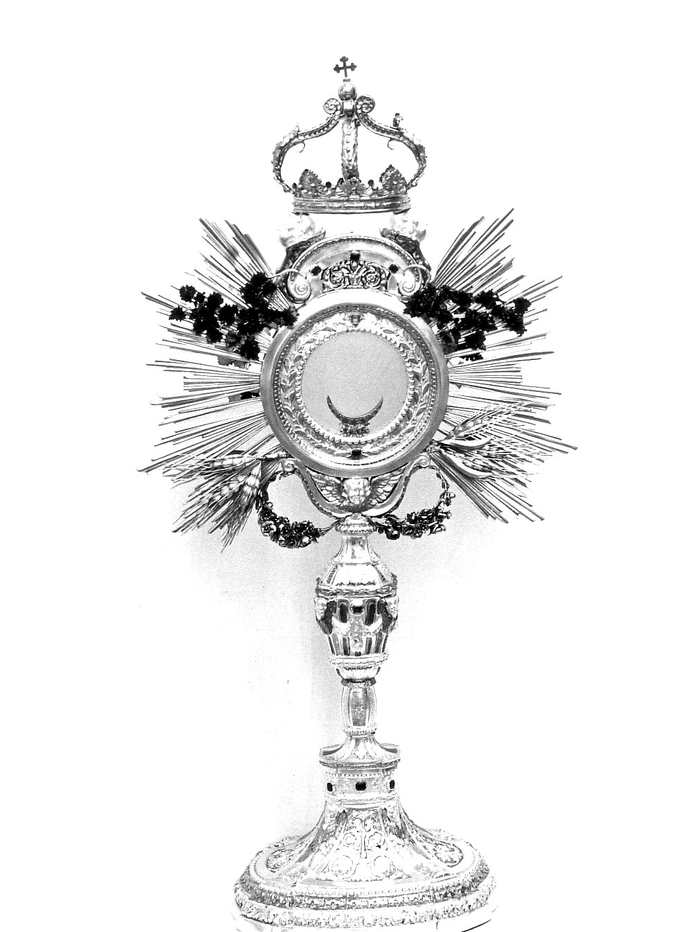 ostensorio, opera isolata - bottega lombarda (sec. XIX)