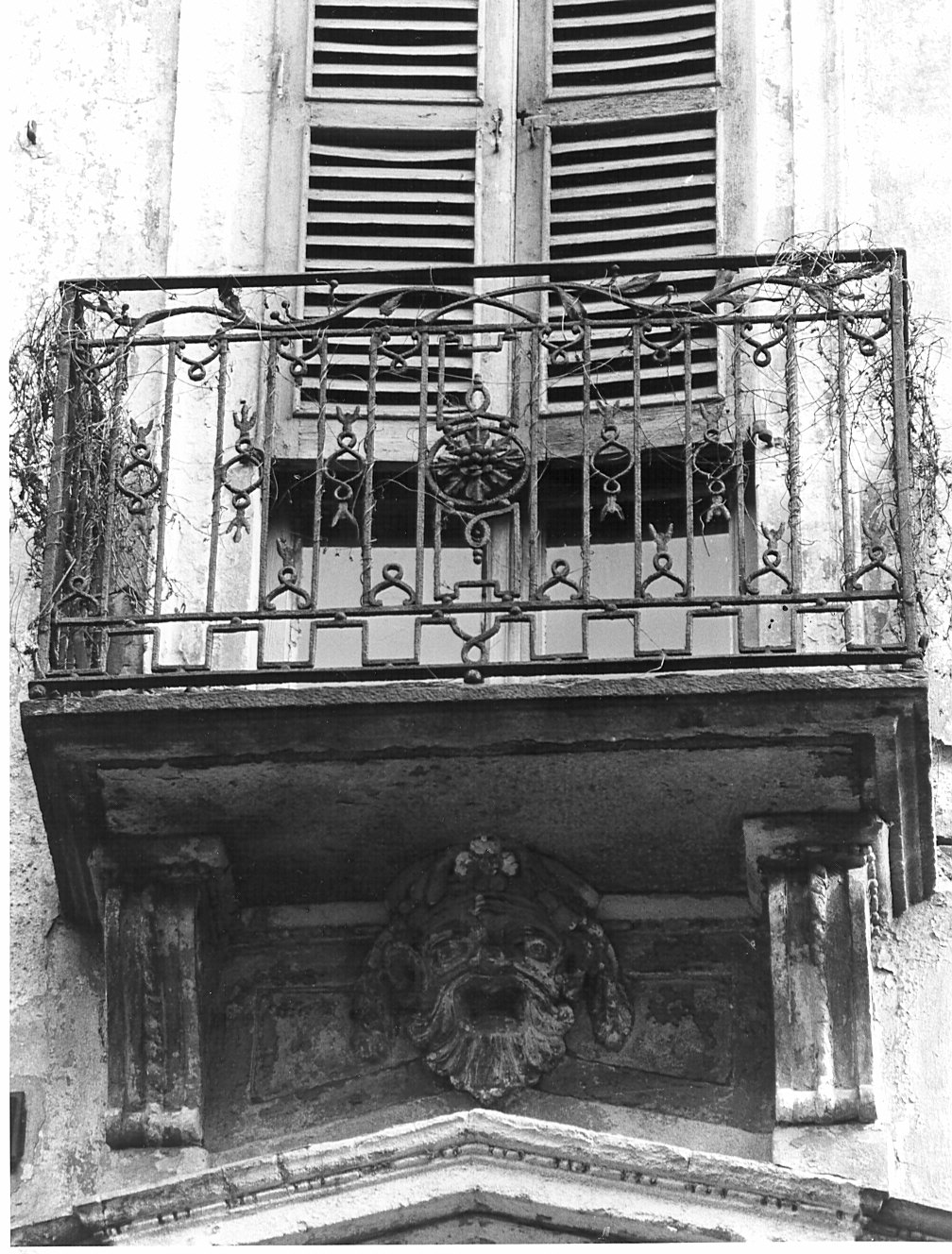 ringhiera di balcone - bottega pavese (primo quarto sec. XIX)
