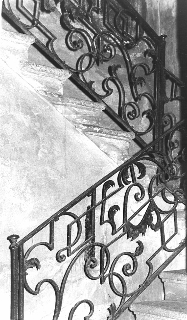ringhiera di scala - bottega pavese (seconda metà sec. XVIII)
