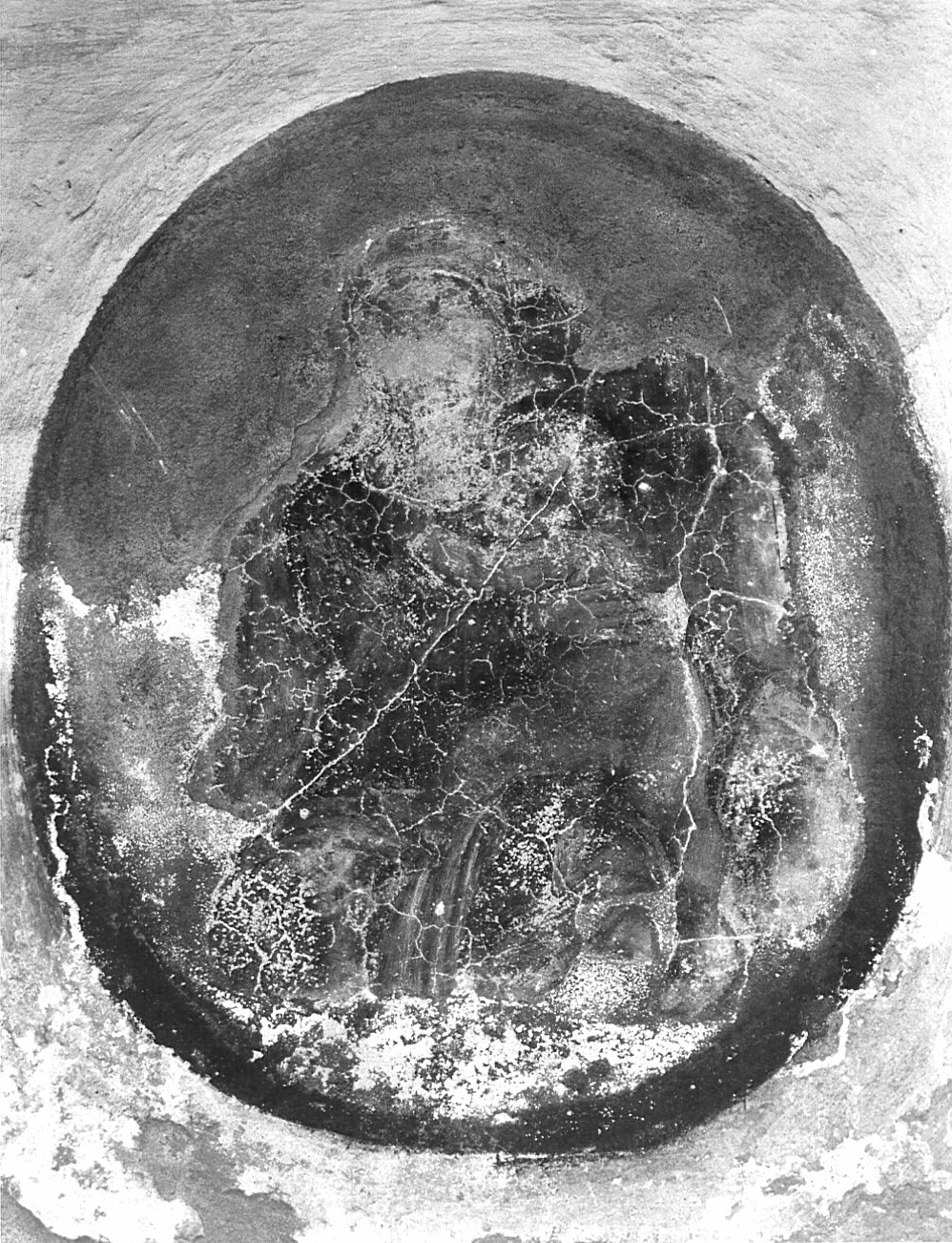 Madonna con Bambino (dipinto murale) - ambito lombardo (sec. XVIII)