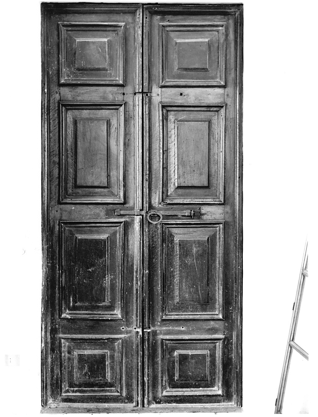 porta - a due battenti, opera isolata - bottega italiana (fine/inizio secc. XVII/ XVIII)