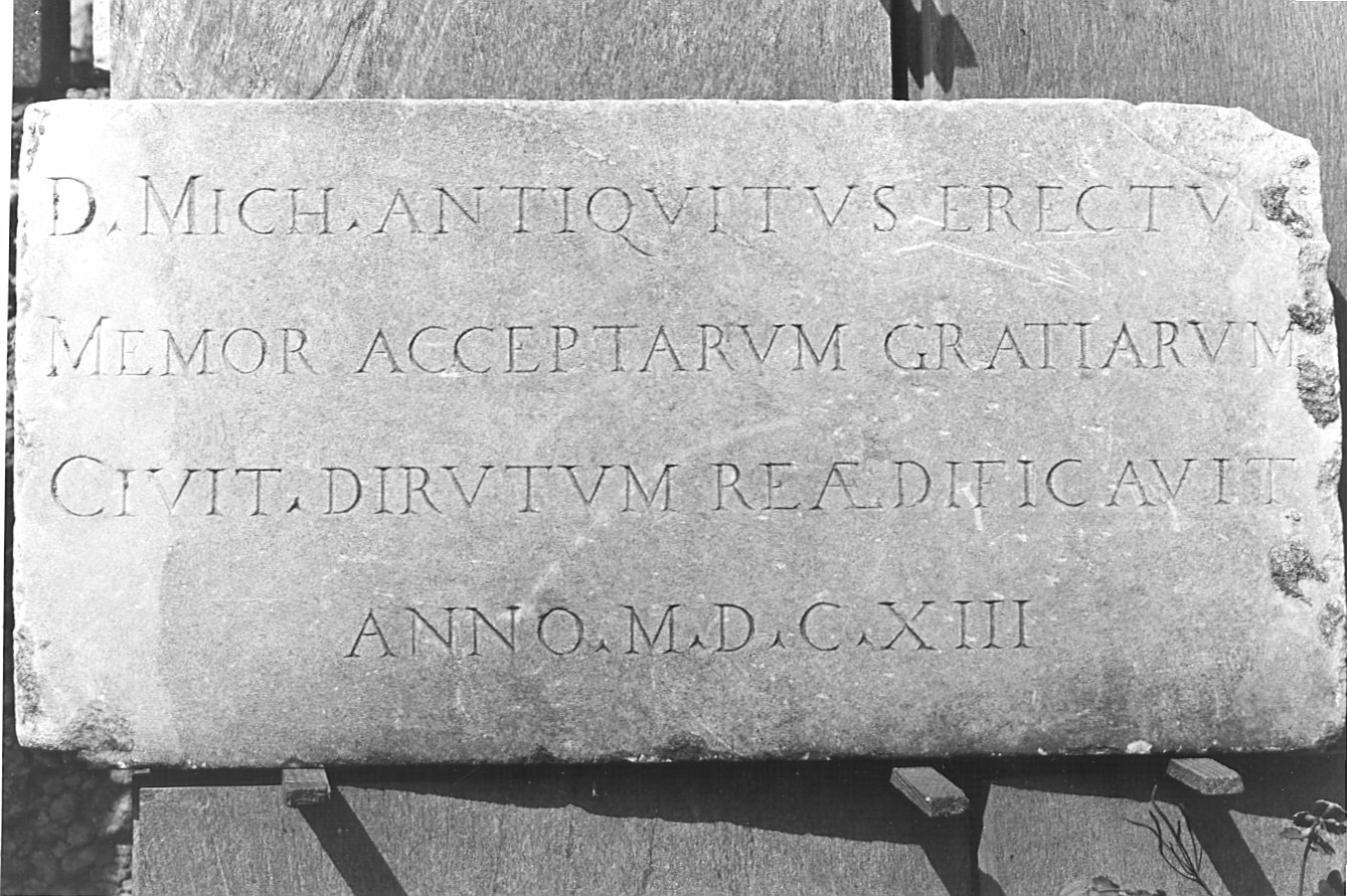 lapide - bottega lombarda (sec. XVII)