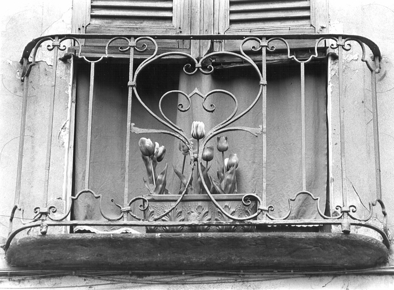 ringhiera di balcone - bottega pavese (sec. XVIII)