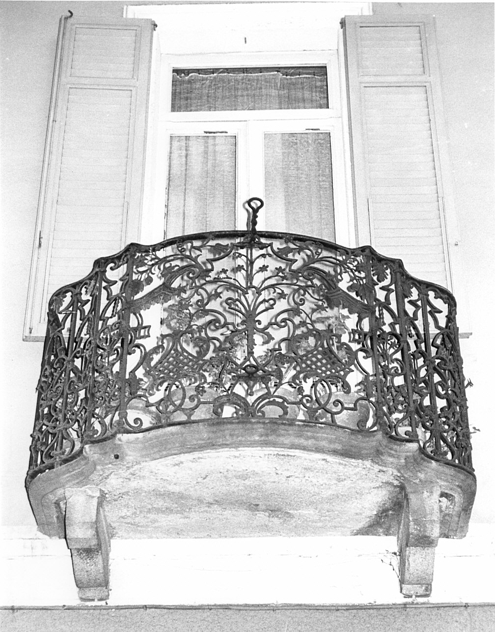 ringhiera di balcone - bottega pavese (sec. XVIII)