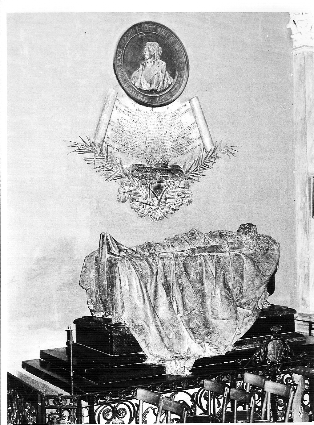 monumento funebre, opera isolata - bottega lombarda (sec. XIX)