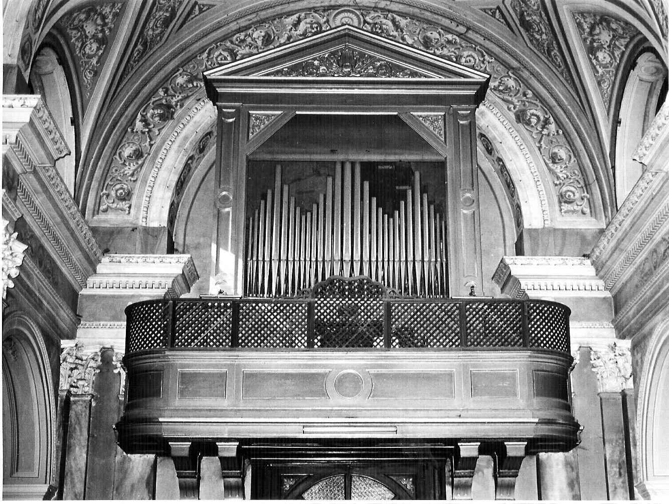 tribuna d'organo, opera isolata - bottega lombarda (sec. XIX)