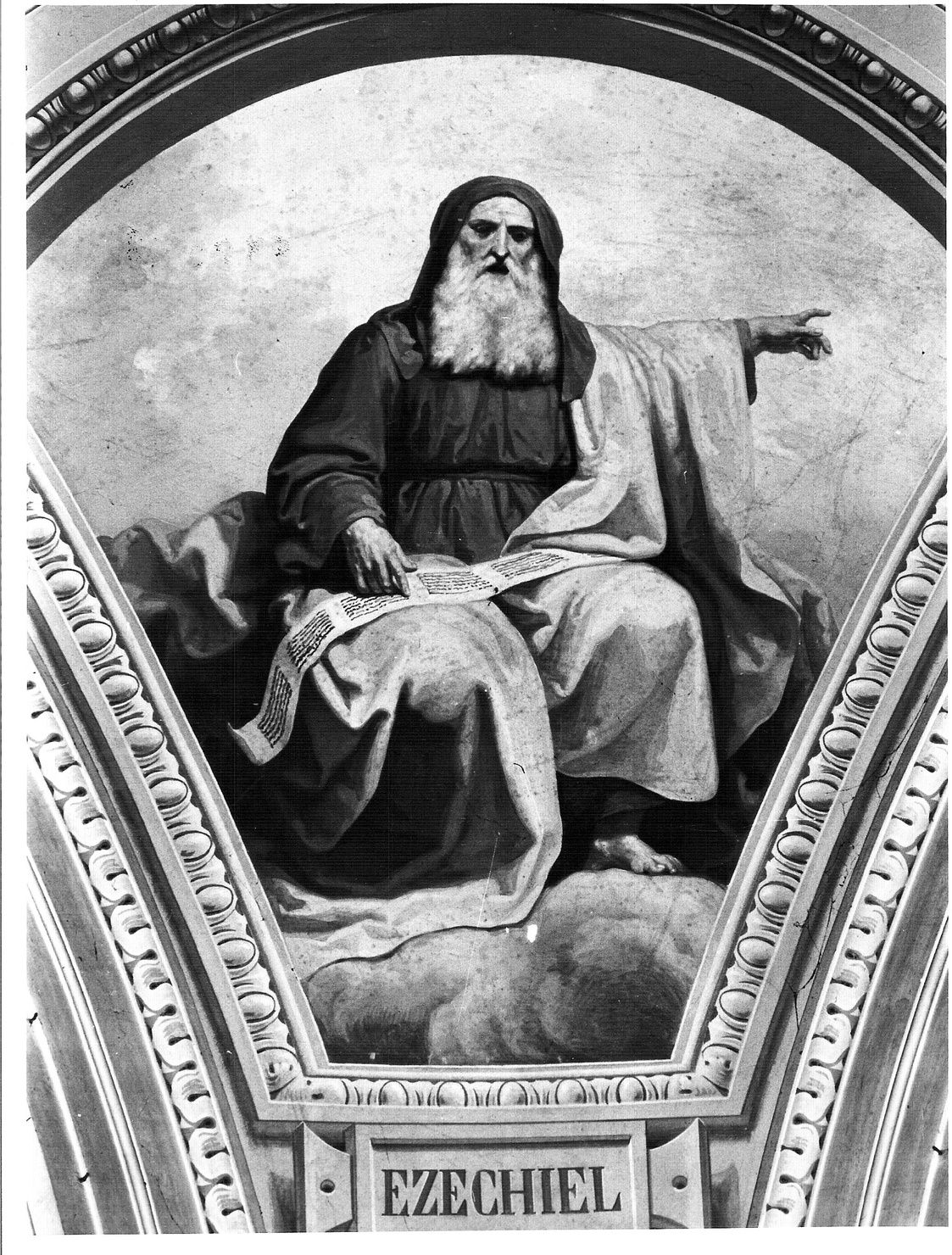 Ezechiele (dipinto, elemento d'insieme) di Gonin Francesco (sec. XIX)