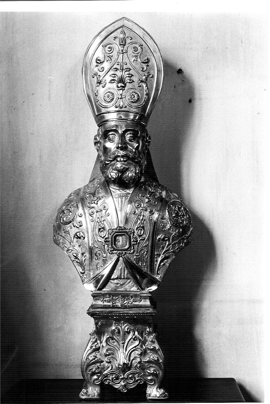 reliquiario - a busto, opera isolata - bottega lombarda (terzo quarto sec. XIX)