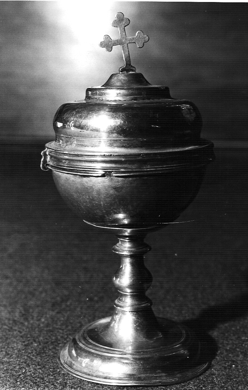 pisside, opera isolata - bottega lombarda (sec. XVII)