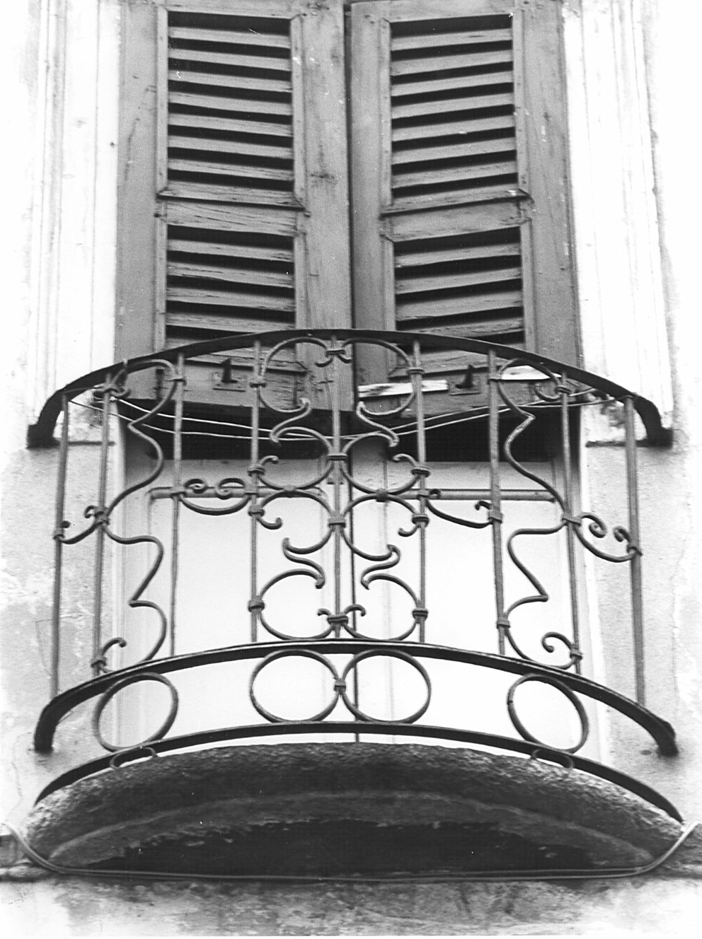 ringhiera di balcone - bottega pavese (sec. XVIII)